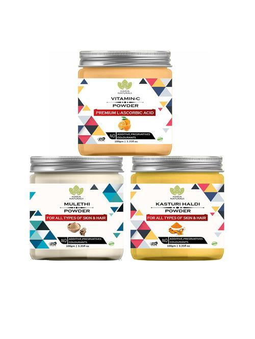 pack of 3 100% pure & natural powder combo - 18634740 - Very Small Image - 1