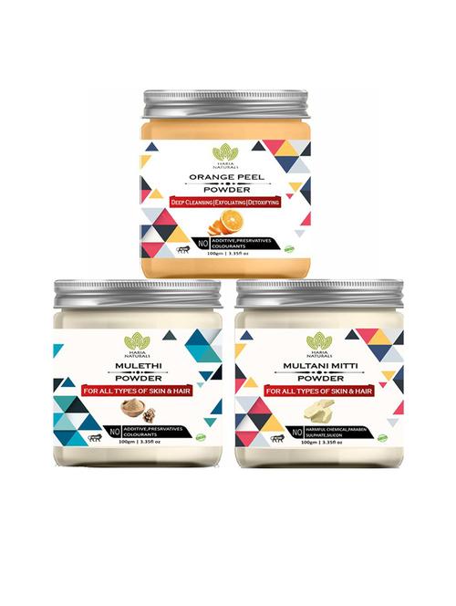 pack of 3 100% pure & natural powder combo - 18634744 - Very Small Image - 1