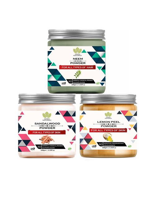 pack of 3 100% pure & natural powder combo - 18634748 - Very Small Image - 1