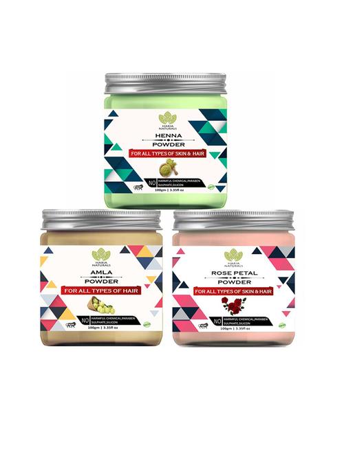 pack of 3 100% pure & natural powder combo - 18634750 - Very Small Image - 1