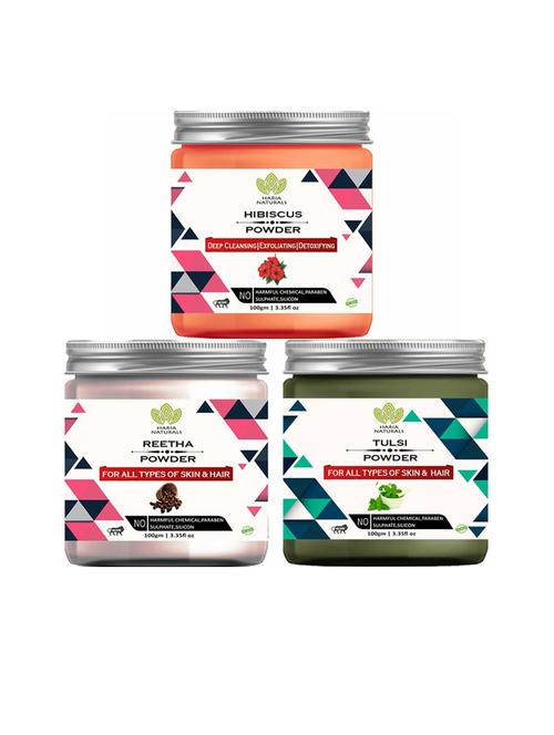 pack of 3 100% pure & natural powder combo - 18634752 - Very Small Image - 1