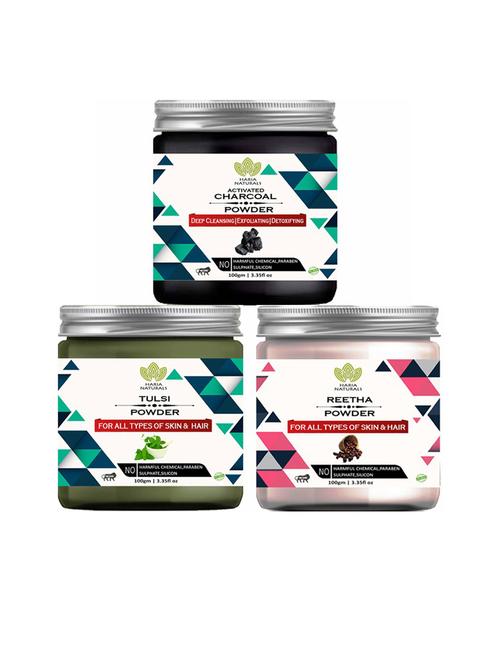 pack of 3 100% pure & natural powder combo - 18634758 - Very Small Image - 1