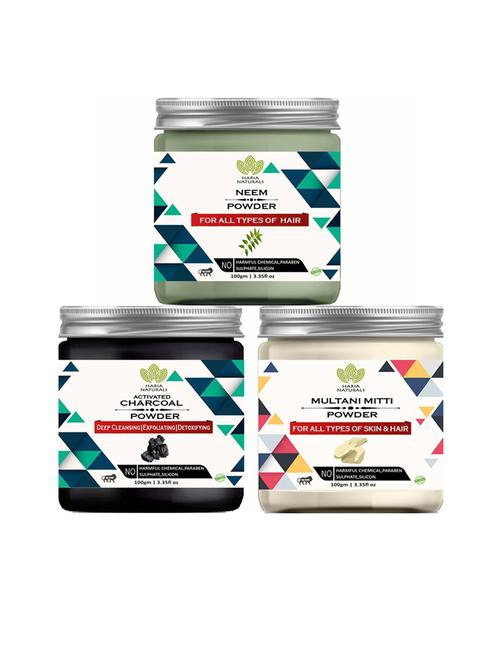 pack of 3 100% pure & natural powder combo - 18634766 - Very Small Image - 1