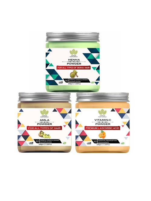 pack of 3 100% pure & natural powder combo - 18634784 - Very Small Image - 1