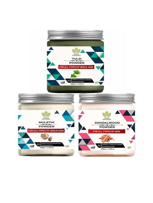 pack of 3 100% pure & natural powder combo - 18634786 - Very Small Image - 1