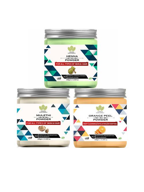 pack of 3 100% pure & natural powder combo - 18634794 - Very Small Image - 1