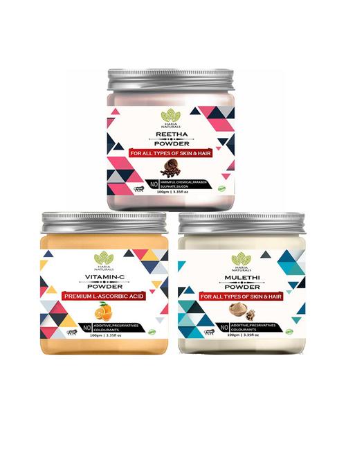 pack of 3 haria naturals beauty set - 18634798 - Very Small Image - 1