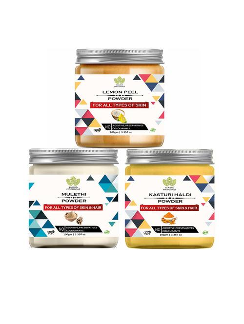 pack of 3 haria naturals beauty set - 18634800 - Very Small Image - 1