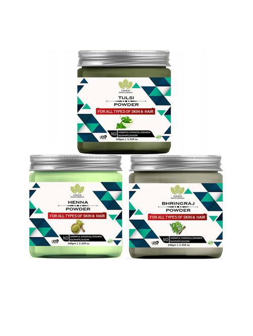 pack of 3 haria naturals beauty set - 18634810 - Very Small Image - 1