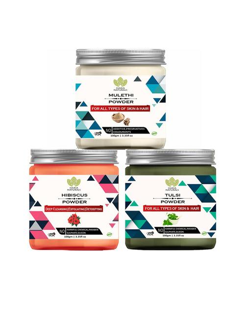 pack of 3 haria naturals beauty set - 18634812 - Very Small Image - 1