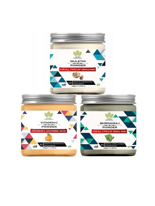 pack of 3 haria naturals beauty set - 18634818 - Very Small Image - 1