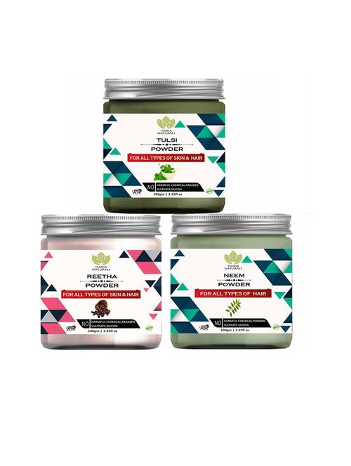 pack of 3 haria naturals beauty set - 18634822 - Very Small Image - 1