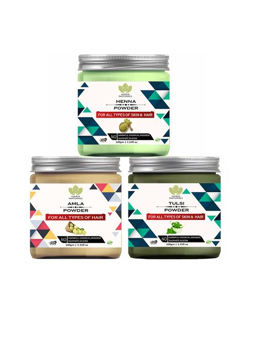 pack of 3 haria naturals beauty set - 18634828 - Very Small Image - 1