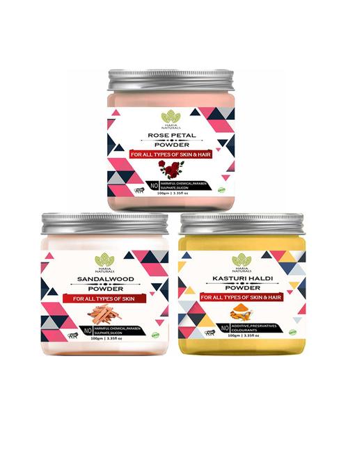 pack of 3 haria naturals beauty set - 18634832 - Very Small Image - 1