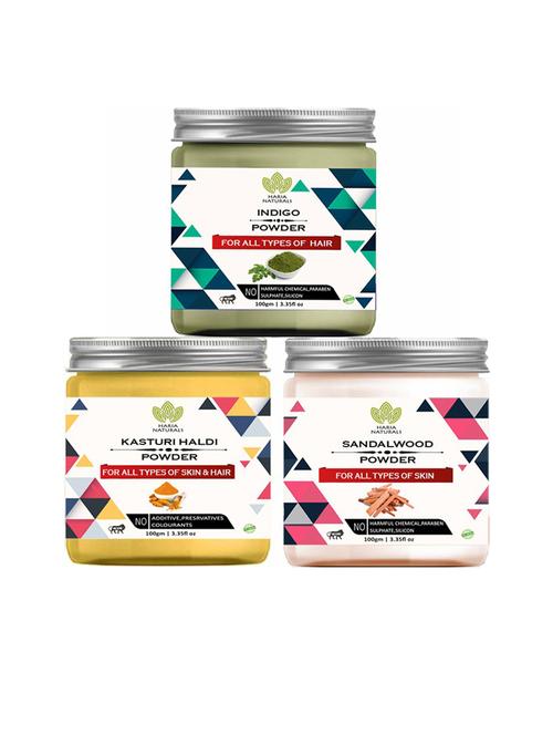 pack of 3 haria naturals beauty set - 18634854 - Very Small Image - 1