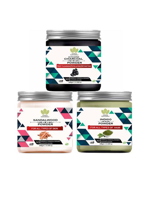 pack of 3 haria naturals beauty set - 18634856 - Very Small Image - 1