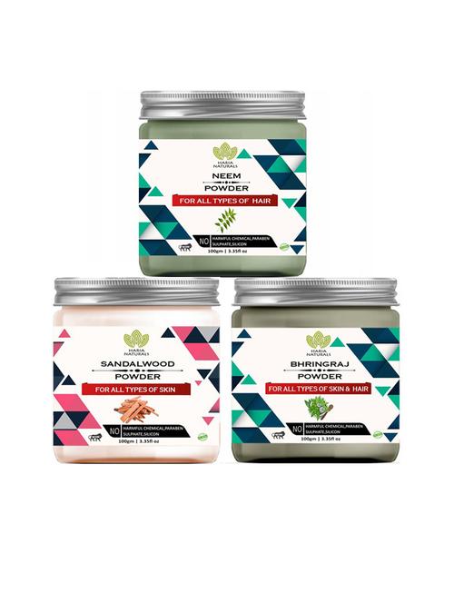 pack of 3 haria naturals beauty set - 18634858 - Very Small Image - 1