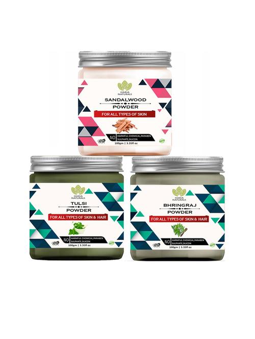 pack of 3 haria naturals beauty set - 18634864 - Very Small Image - 1