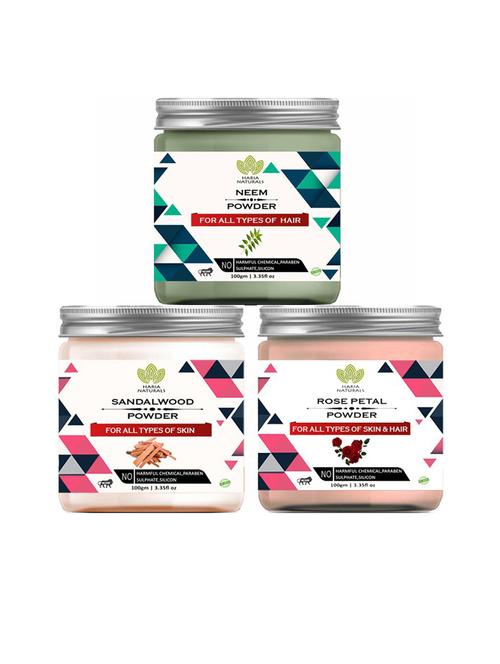 pack of 3 haria naturals beauty set - 18634870 - Very Small Image - 1