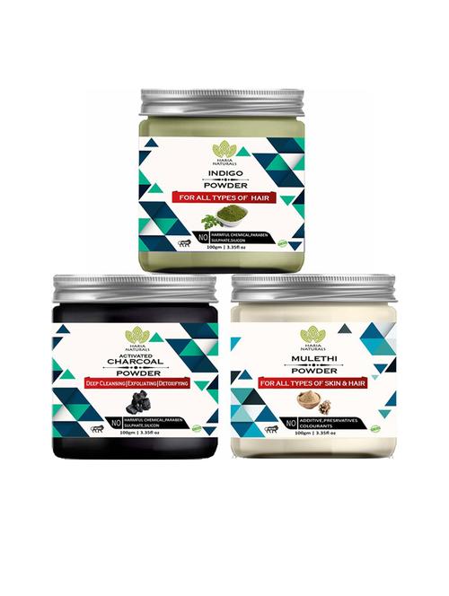 pack of 3 haria naturals beauty set - 18634876 - Very Small Image - 1