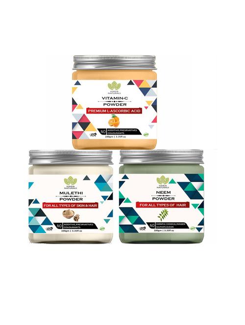 pack of 3 haria naturals beauty set - 18634894 - Very Small Image - 1