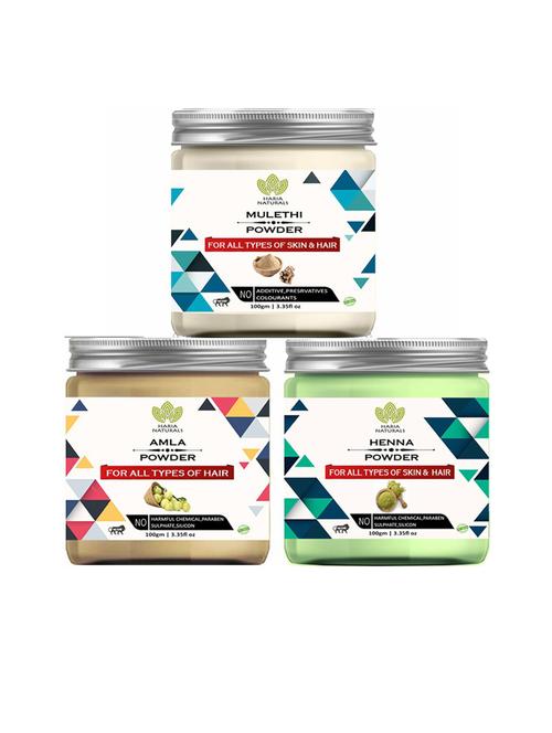 pack of 3 haria naturals beauty set - 18634912 - Very Small Image - 1