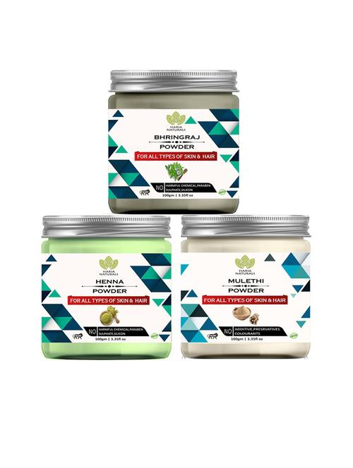 pack of 3 haria naturals beauty set - 18634934 - Very Small Image - 1