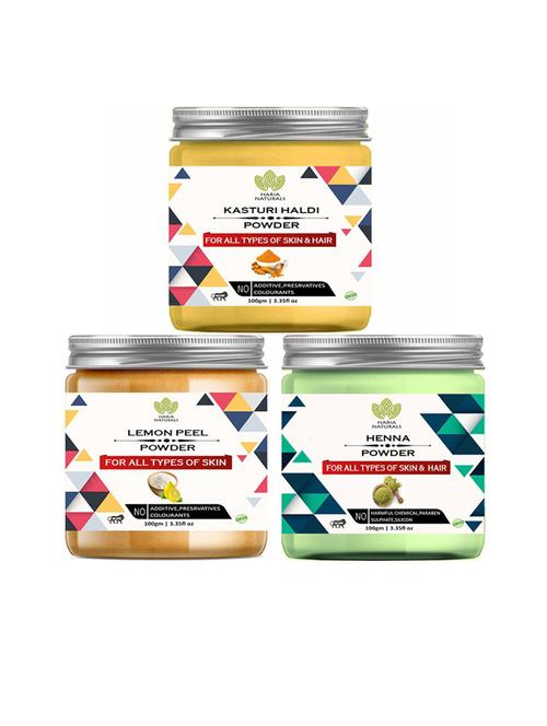 pack of 3 haria naturals beauty set - 18634939 - Very Small Image - 1