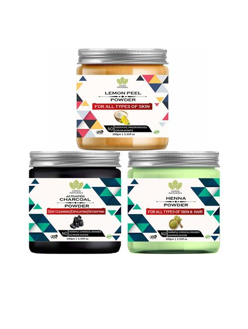 pack of 3 haria naturals beauty set - 18634943 - Very Small Image - 1