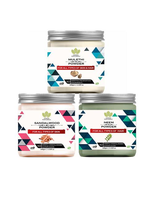 pack of 3 haria naturals beauty set - 18634946 - Very Small Image - 1