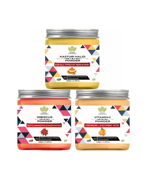 pack of 3 haria naturals beauty set - 18634951 - Very Small Image - 1