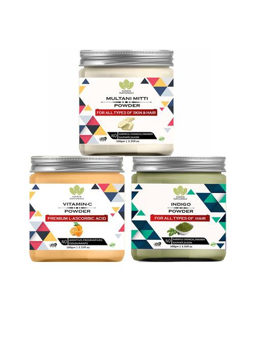 pack of 3 haria naturals beauty set - 18634952 - Very Small Image - 1