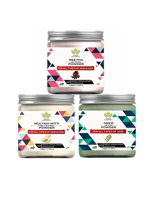 pack of 3 haria naturals beauty set - 18634970 - Very Small Image - 1