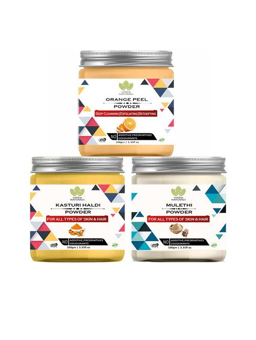 pack of 3 haria naturals beauty set - 18634982 - Very Small Image - 1