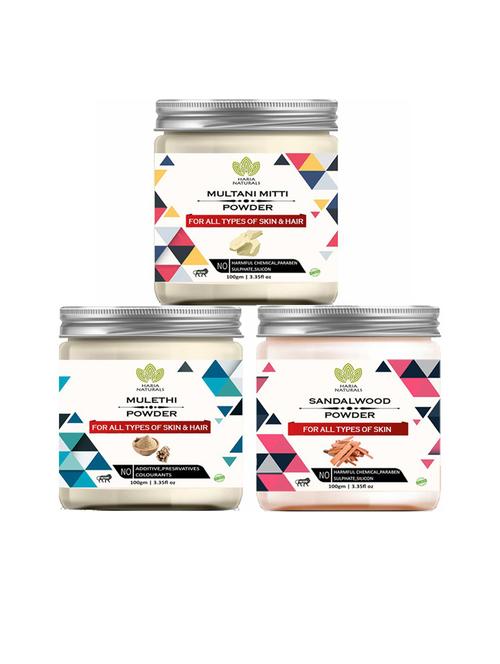 pack of 3 haria naturals beauty set - 18634995 - Very Small Image - 1