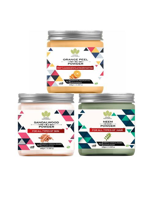 pack of 3 haria naturals beauty set - 18635002 - Very Small Image - 1