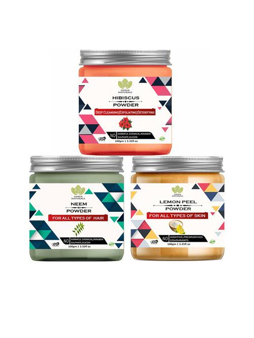 pack of 3 haria naturals beauty set - 18635003 - Very Small Image - 1