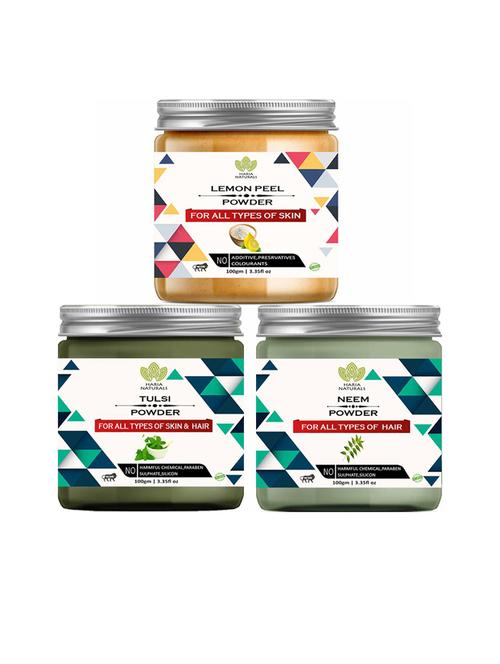 pack of 3 haria naturals beauty set - 18635005 - Very Small Image - 1