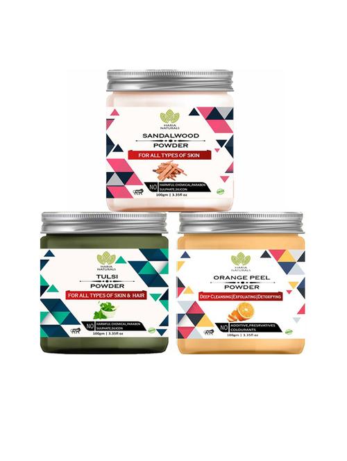 pack of 3 haria naturals beauty set - 18635007 - Very Small Image - 1