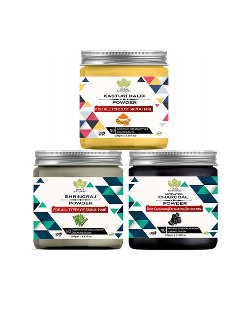 pack of 3 haria naturals beauty set - 18635008 - Very Small Image - 1