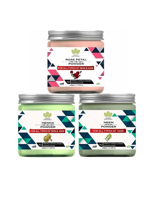 pack of 3 haria naturals beauty set - 18635013 - Very Small Image - 1