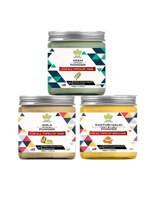 pack of 3 haria naturals beauty set - 18635018 - Very Small Image - 1