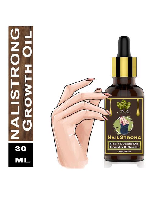 100% pure nail strong oil for cuticle care, nail growth & strength 30 ml (pack of 1) - 18635144 - Very Small Image - 1