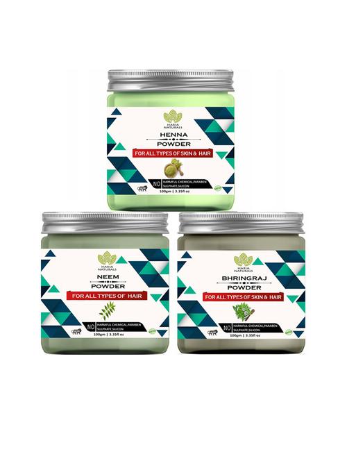 pack of 3 haria naturals beauty set - 18635153 - Very Small Image - 1