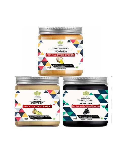 pack of 3 haria naturals beauty set - 18635154 - Very Small Image - 1