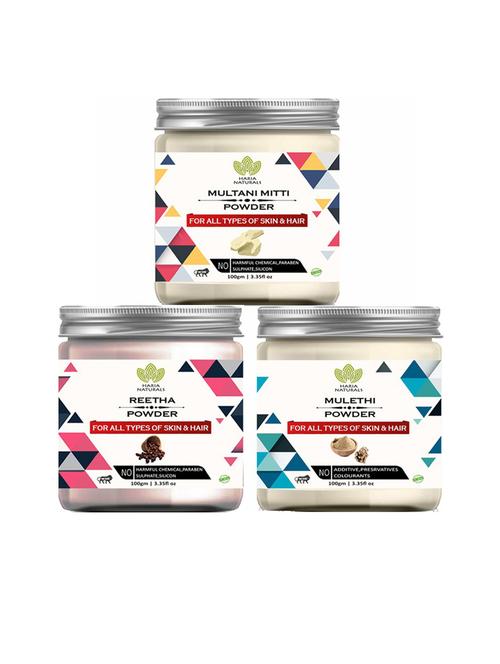 pack of 3 haria naturals beauty set - 18635155 - Very Small Image - 1