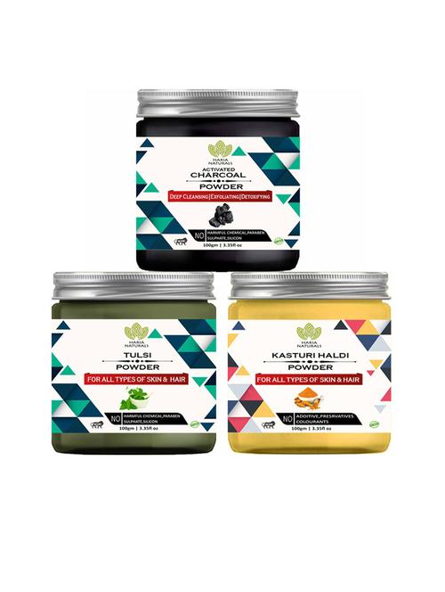 pack of 3 haria naturals beauty set - 18635159 - Very Small Image - 1