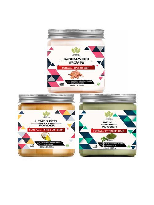 pack of 3 haria naturals beauty set - 18635160 - Very Small Image - 1