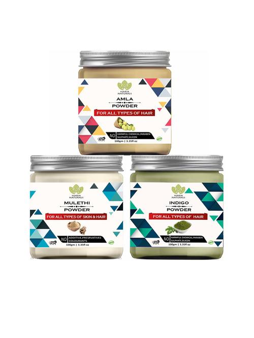 pack of 3 haria naturals beauty set - 18635163 - Very Small Image - 1