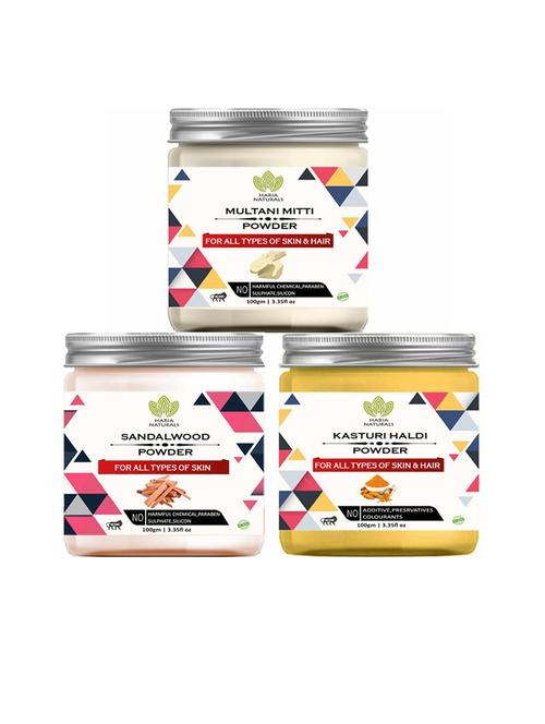 pack of 3 haria naturals beauty set - 18635164 - Very Small Image - 1